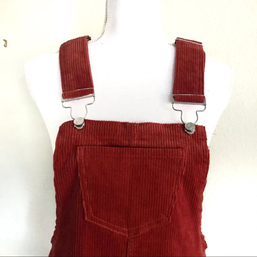 #034 - NWT J For Justify Corduroy Overall Dress. - Picture 4 of 9